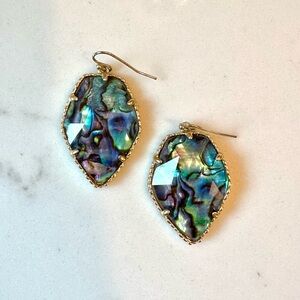 Kendra Scott Abalone Shell Drop Earrings